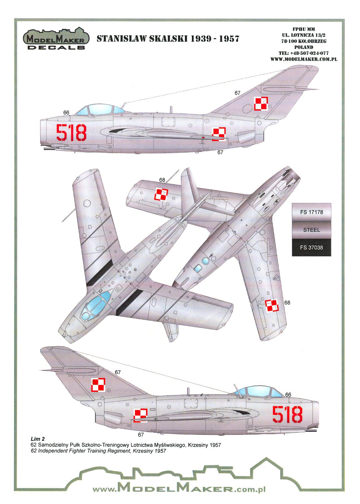 Model Aircraft Decals 1 48